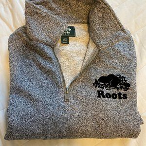 Roots Canada Grey Crew Neck Sweatshirt